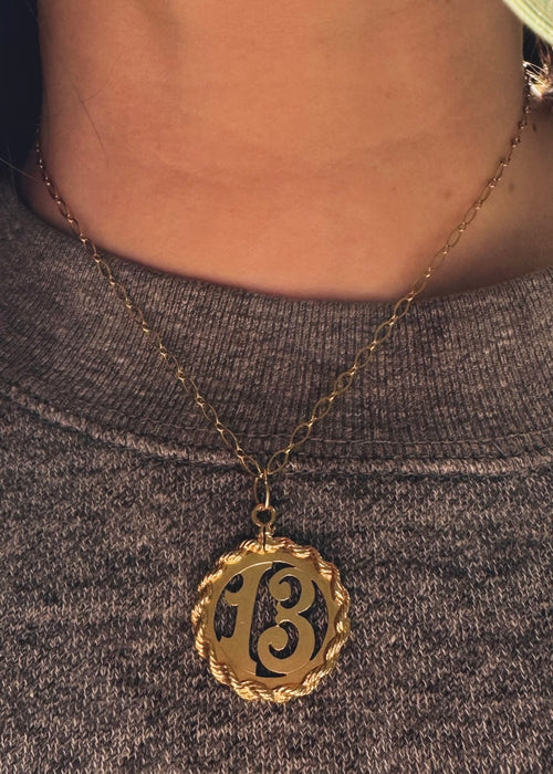 14k Lucky '13' Charm