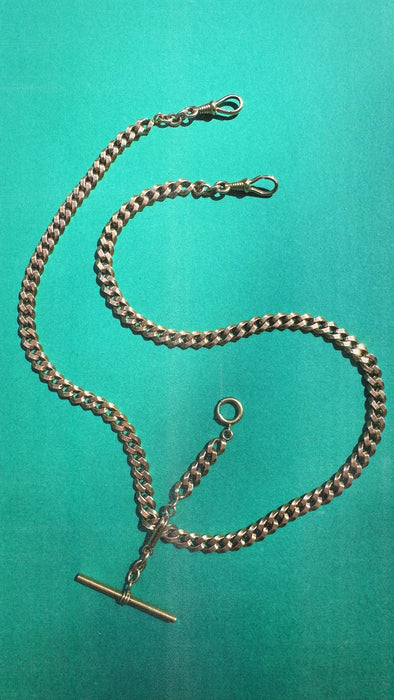 12k 23.5" Albert Watch Chain