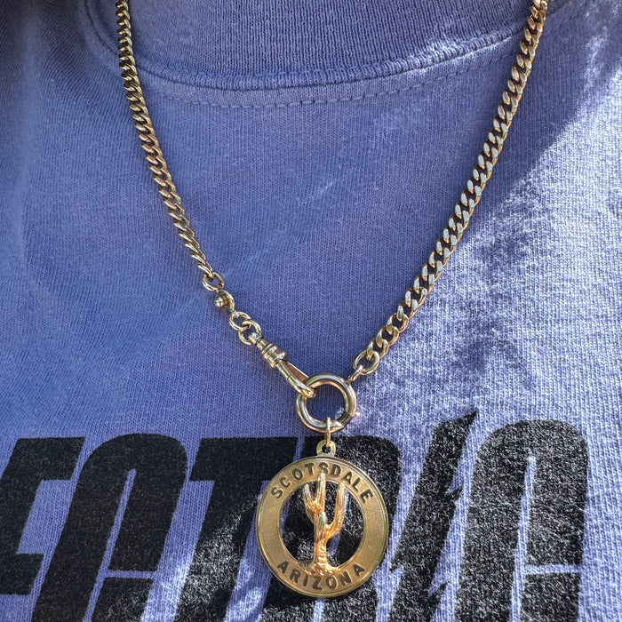 14k Scottsdale AZ Cactus Charm