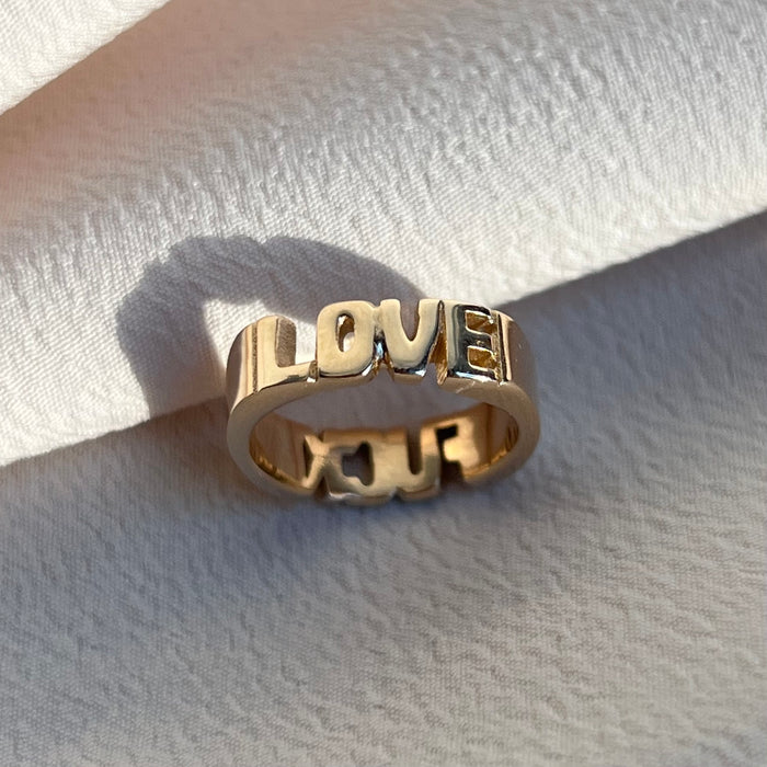 Big Oh Bijoux Custom FUCK LOVE Ring