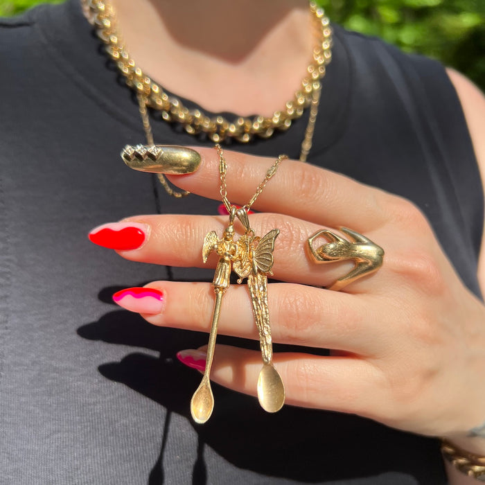 10k Nude Figural Ring