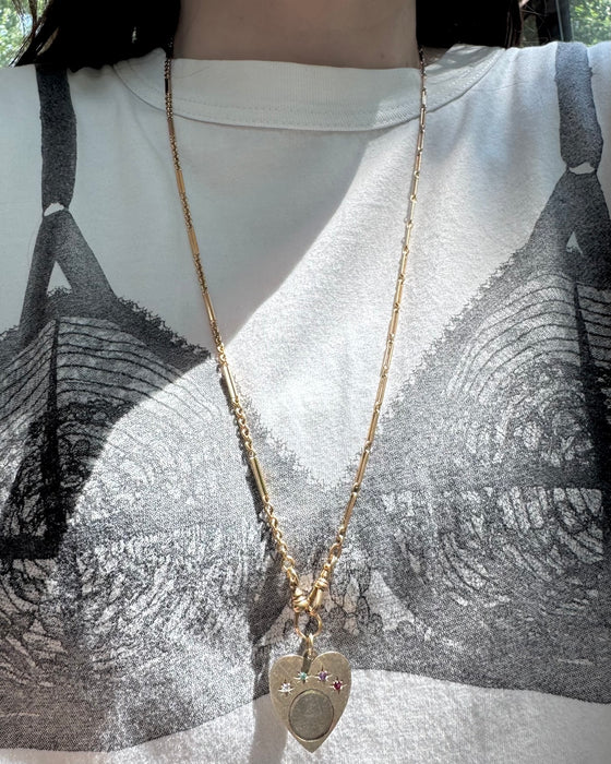14k 28" Mismatched Watch Chain