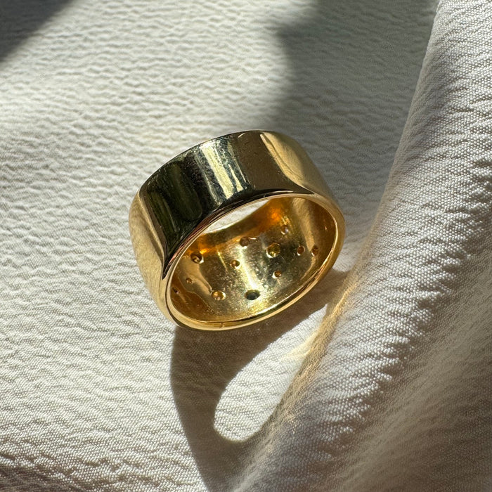 18k Multi Color Diamond Band