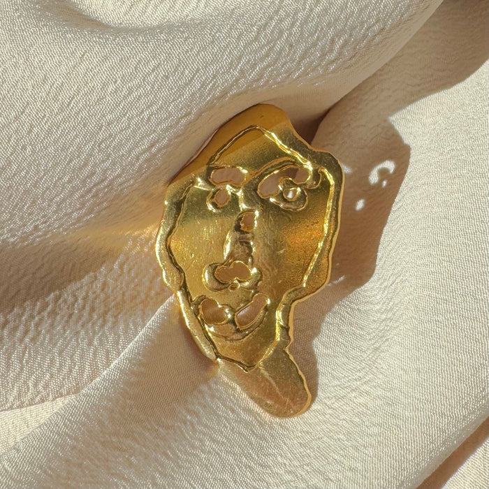 22k Figural Ring by Jean Mahie c. 1970s