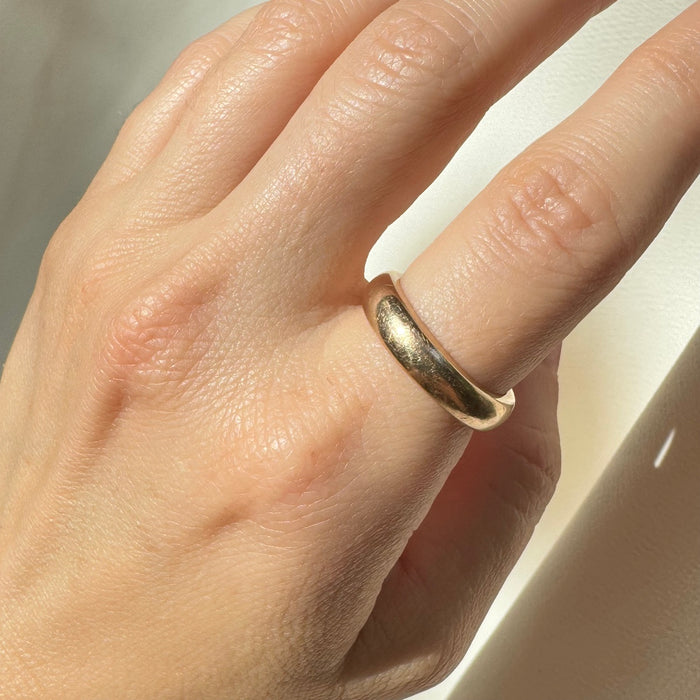 Vintage 10k Chunky Band c. 1975