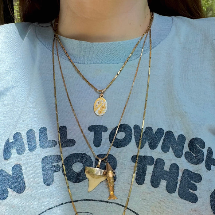 Victorian 10k Shark Tooth Pendant