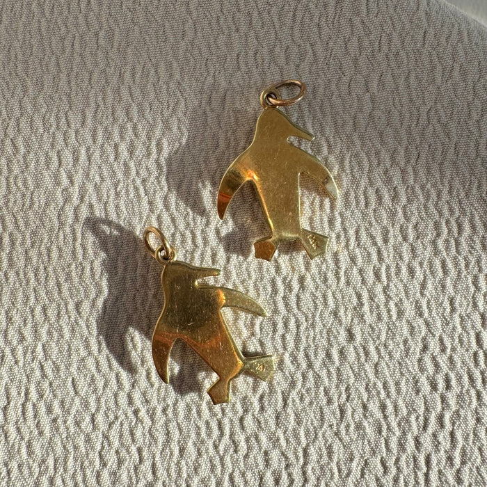14k Penguin Charms