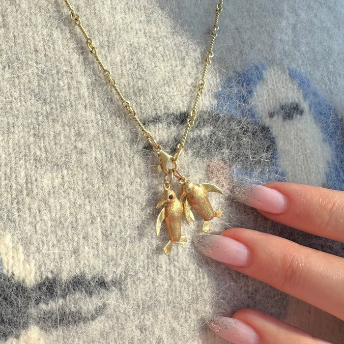 14k Penguin Charms