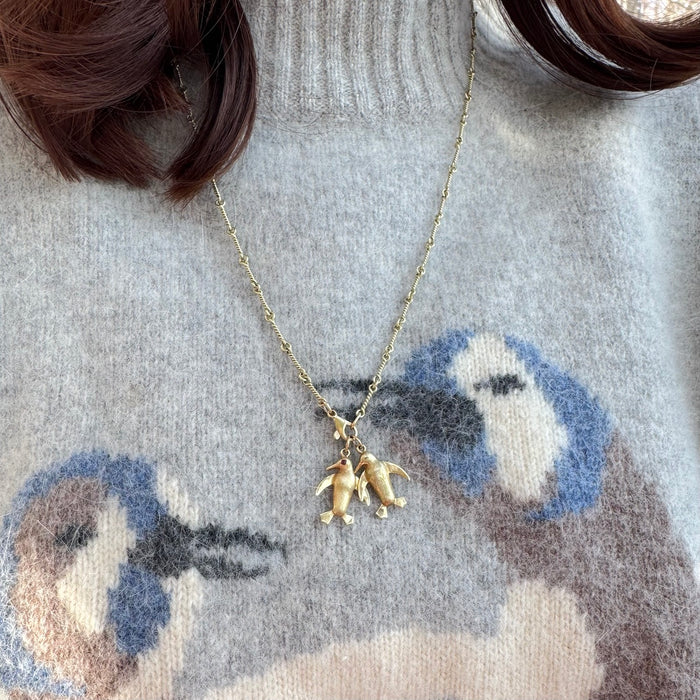 14k Penguin Charms