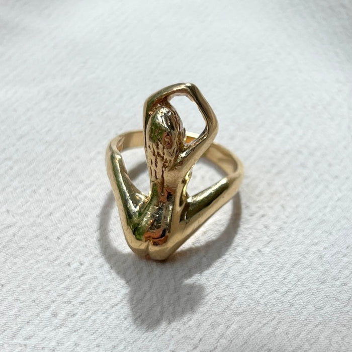 10k Nude Figural Ring