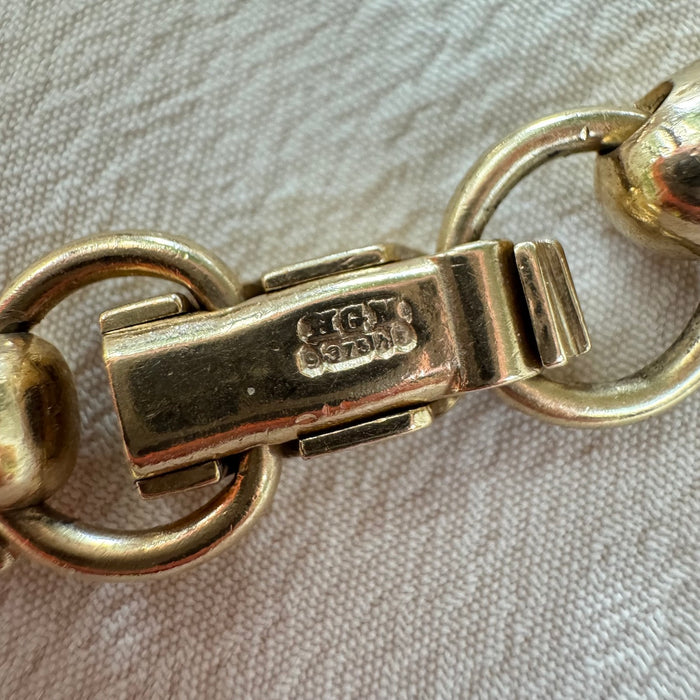 9k Hans Georg Mautner Bone Link Chain