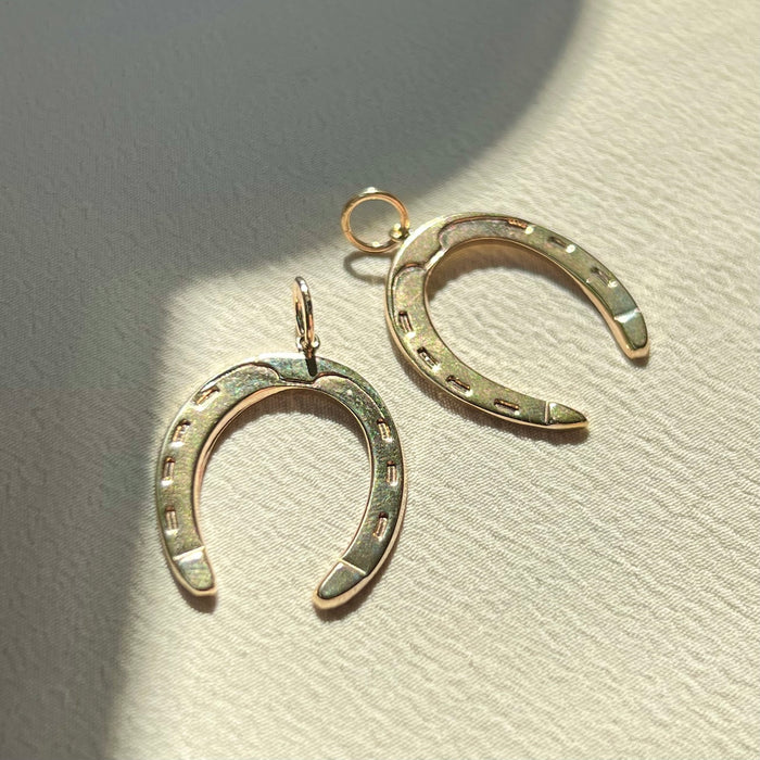 Antique 14k Horseshoe Charms