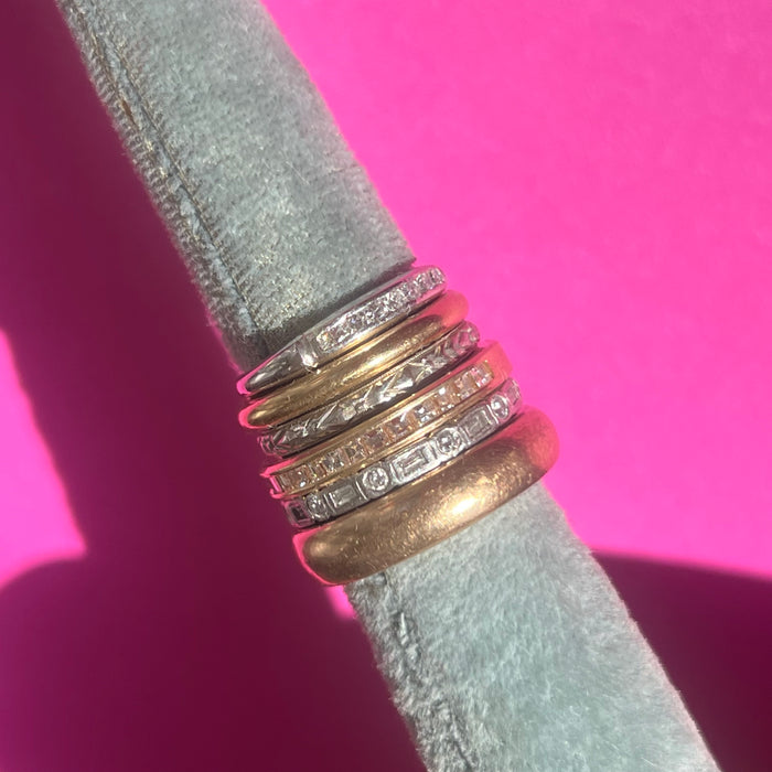 Vintage 10k Chunky Band c. 1975