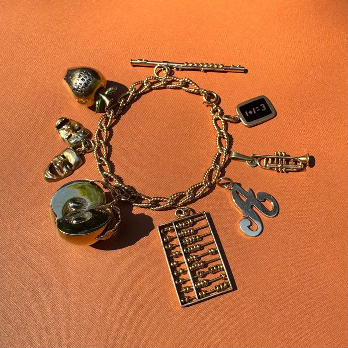 14k Flute Instrument Charm