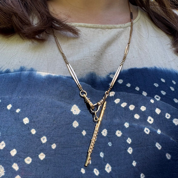 14k Flute Instrument Charm