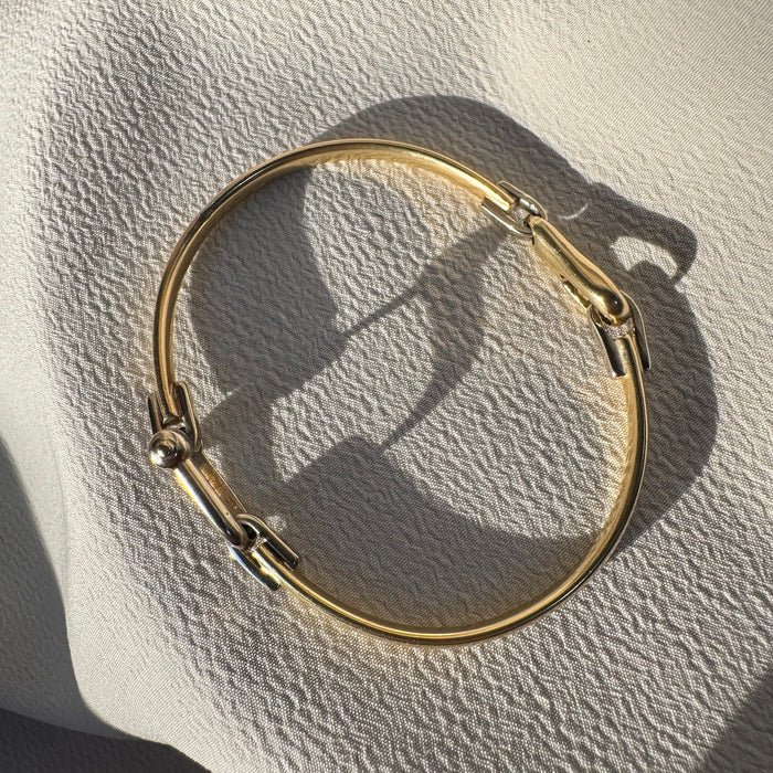 18k Two Tone Hardware Bracelet