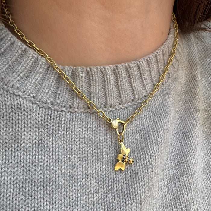 18k Bumblebee Charm by Dodo