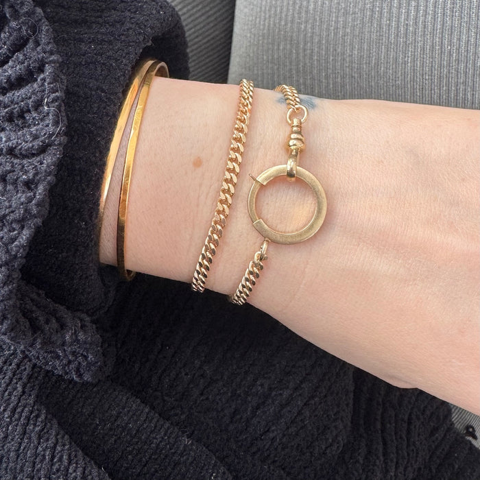 14k 13.5" Watch Chain with XL Clasp