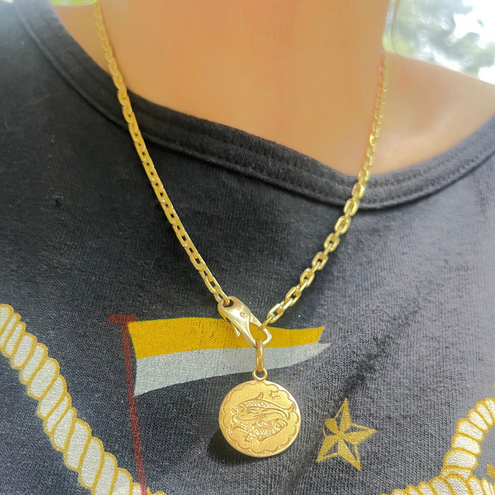 The Ultimate 18k 19.25" Biker Chain