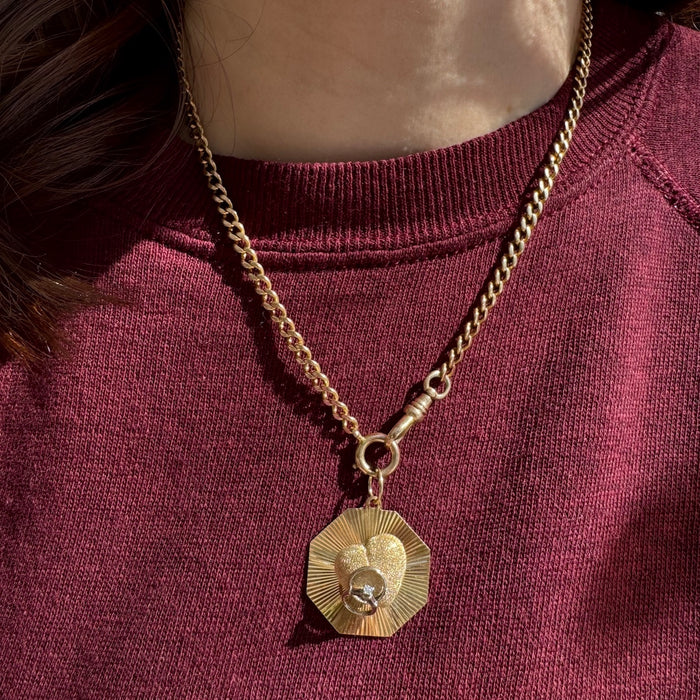 14k Dankner Engraved Love Token C. 1968