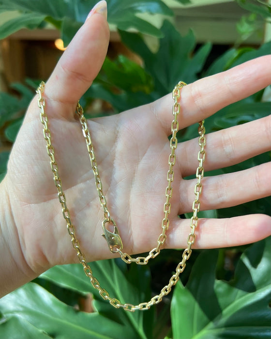 The Ultimate 18k 19.25" Biker Chain