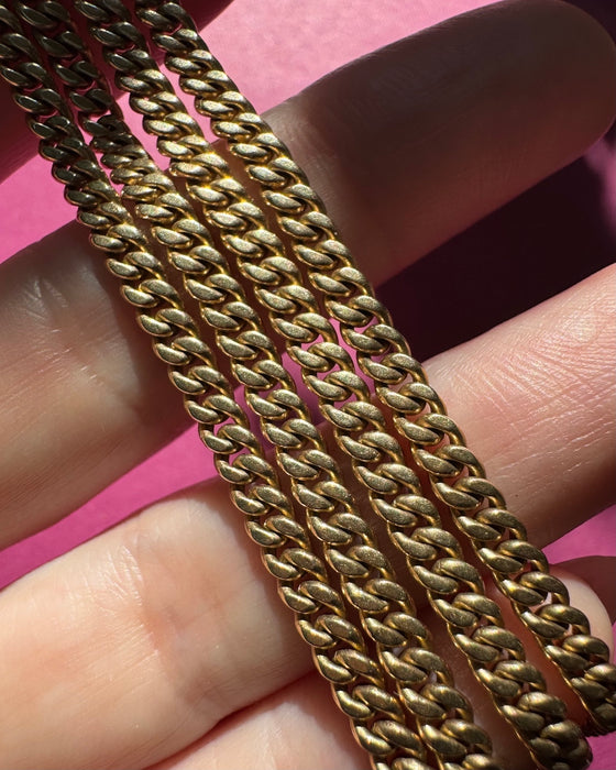 Antique 14k 25" Watch Chain Lariat c. 1921