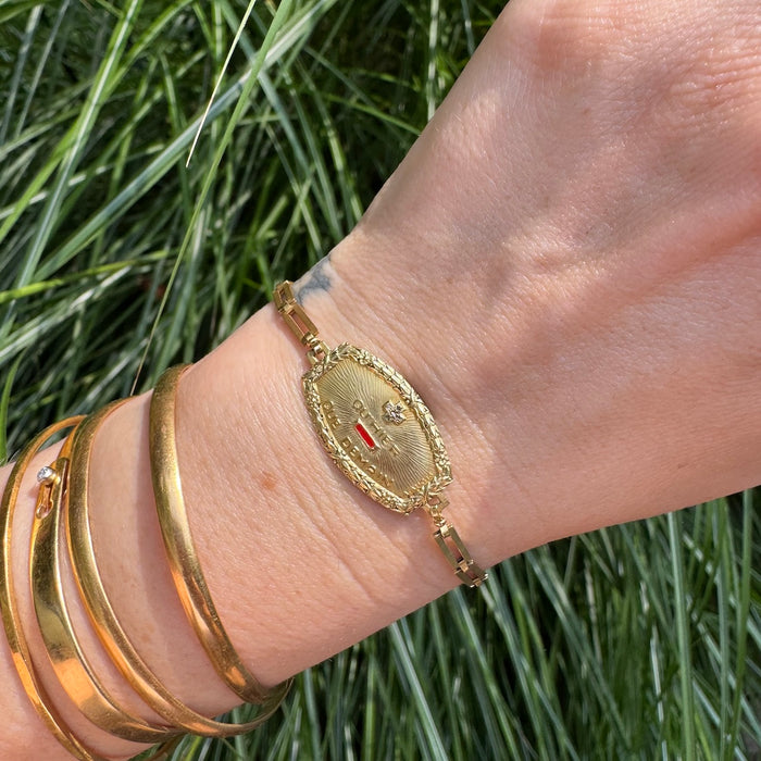 Antique 18k Qu'Hier Que Demain Bracelet by Augis
