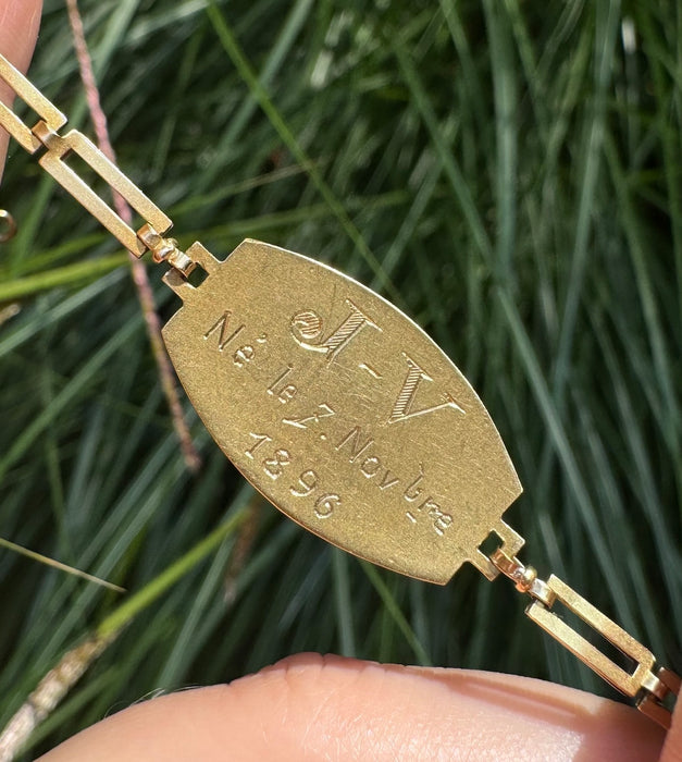 Antique 18k Qu'Hier Que Demain Bracelet by Augis