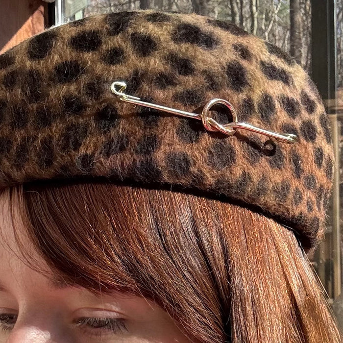 Supersized 14k Knot Pin by Cartier