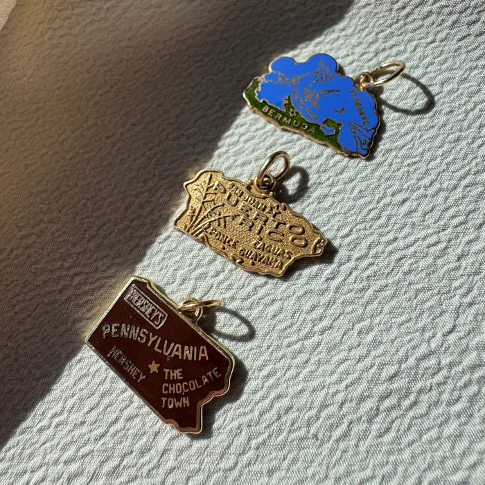 14k Souvenir Travel Charms