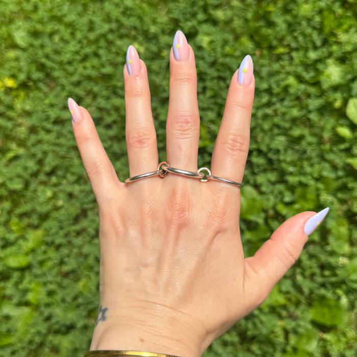 Spinelli Kilcollin Silver and 14k Gold Ring