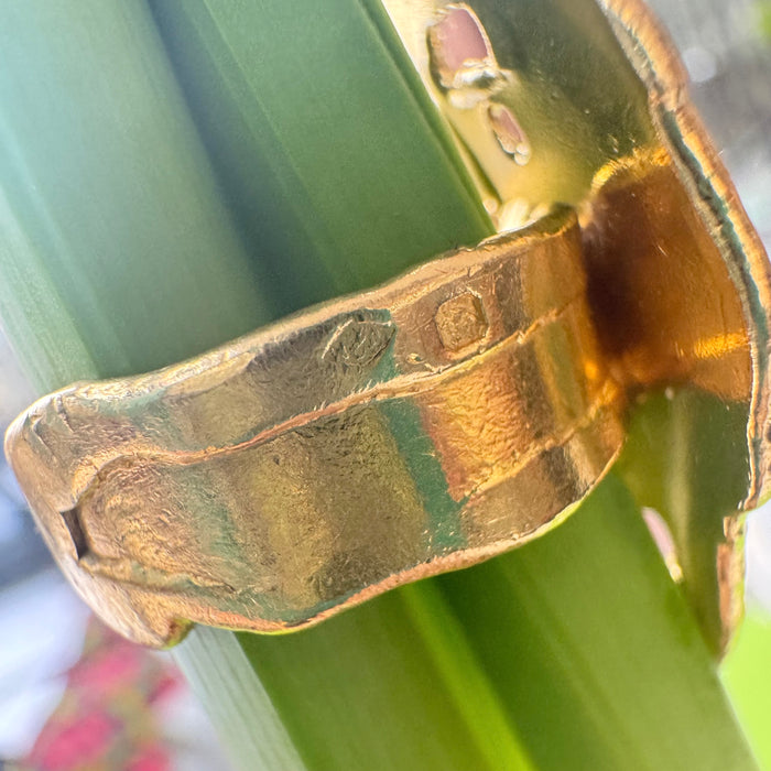 22k Figural Ring by Jean Mahie c. 1970s