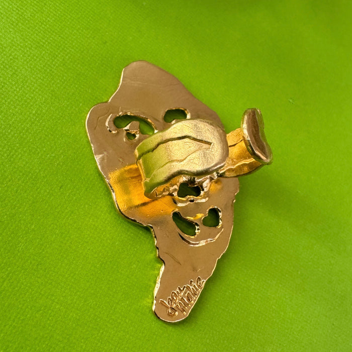 22k Figural Ring by Jean Mahie c. 1970s