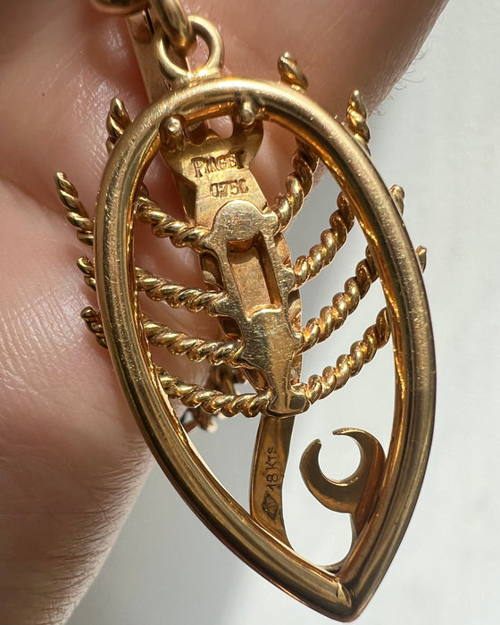 18k Scorpio Pendant by Piaget