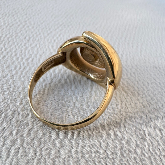 14k Spiral Ring