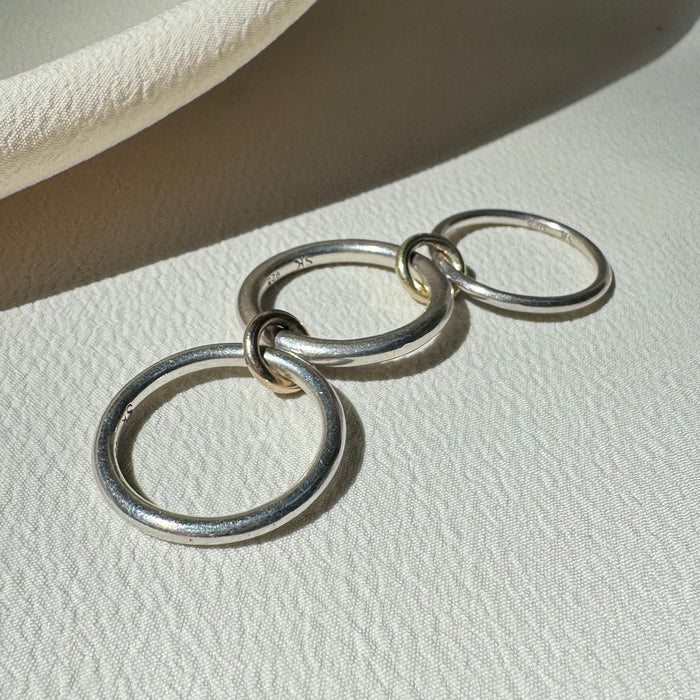 Spinelli Kilcollin Silver and 14k Gold Ring