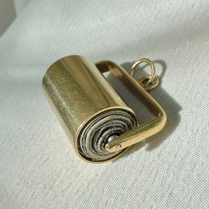 14k Money Roller Pendant c. 1963