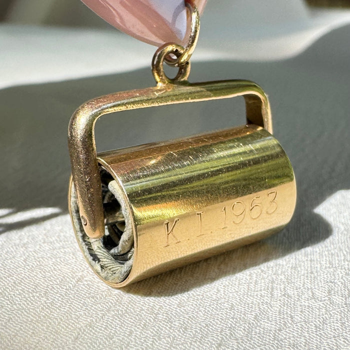 14k Money Roller Pendant c. 1963