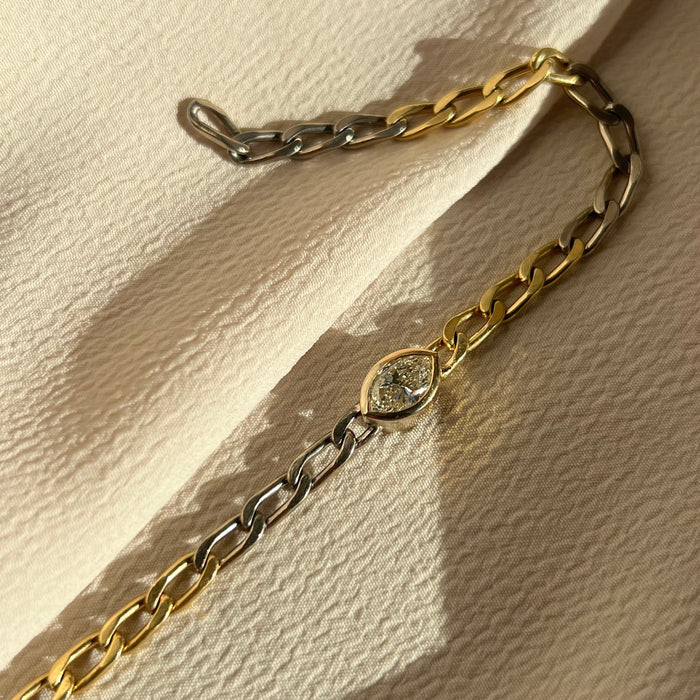 Bespoke 18k Marquise Diamond Bracelet