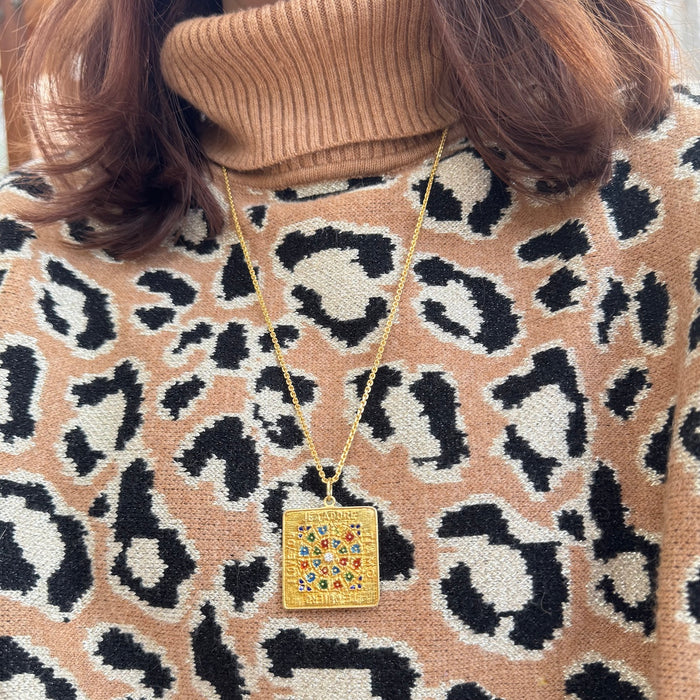 Rare 18k Enamel Love Token by Merrin