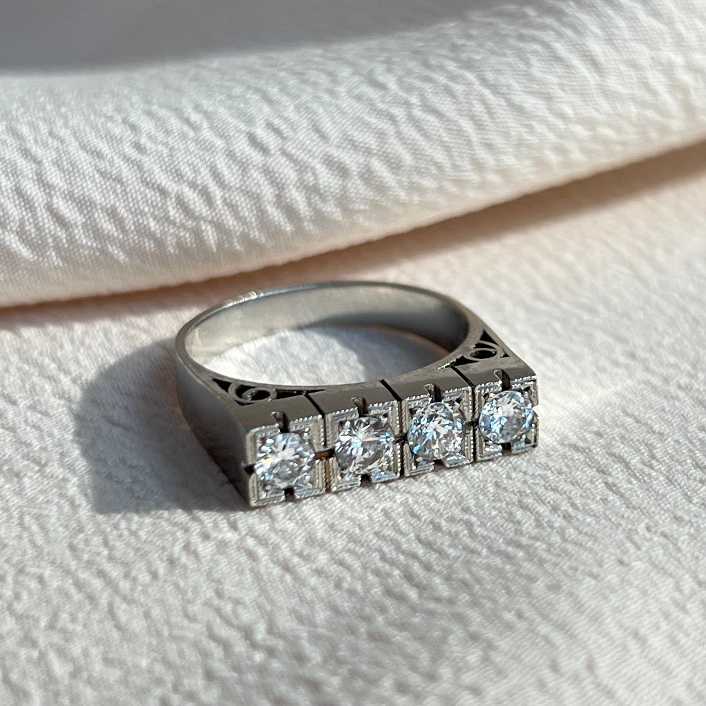 1.65ct Round Diamond Four Stone Eternity Ring CET1006 - Dublin